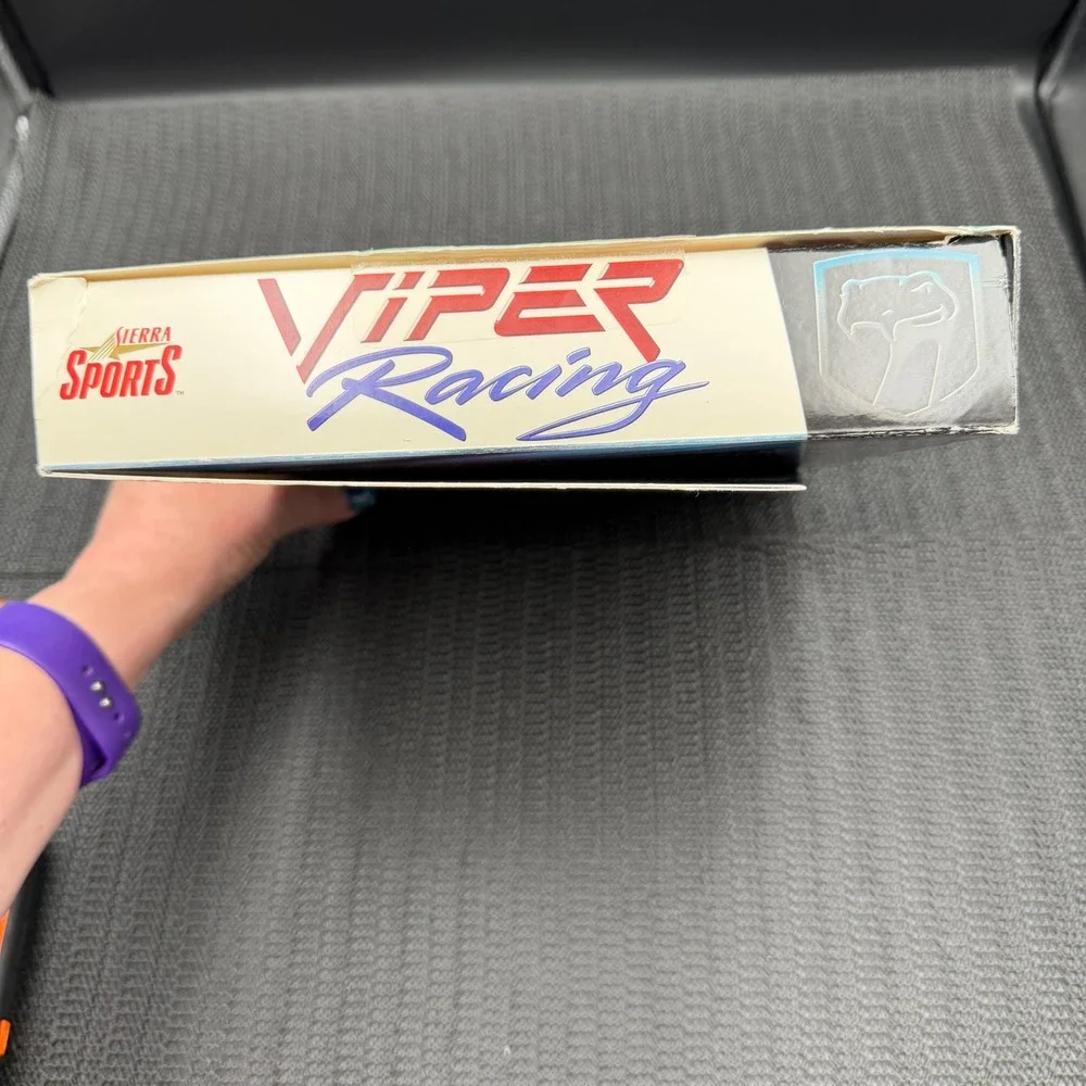 Viper Racing PC Game 1998 Sierra Sports Big Box Windows 95 Dodge Viper GTS-R